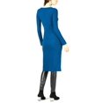 thumbnail image 2 of bar III Womens Ruched Tunic Blouse, Blue, X-Large, 2 of 2