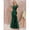 Dark Green-M, variant on Dark Green Sequin Lace Ruffle Mermaid Evening Maxi Dress