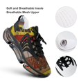thumbnail image 4 of Waffle House Walking Shoes for Men Woman Lightweight Tennis Fashion Elastic Sports Shoes Cushion Basketball Shoes, 4 of 7