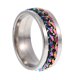 thumbnail image 1 of 1 anillo decorativo para dedo masculino, anillo de acero inoxidable, joyería de mano para fiesta., 1 of 6