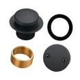thumbnail image 4 of Punta de desagüe de bañera, rosca gruesa de repuesto, orificio único, portátil, para lavabo de baño, tapón de desagüe de bañera, juego de molduras Negro, 4 of 8