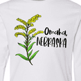 thumbnail image 4 of Inktastic Omaha, Nebraska Goldenrod Flower Long Sleeve Youth T-Shirt, 4 of 5