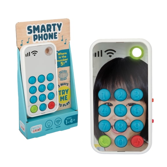 Chuckle & Roar Pop It Phone Pretend Play for Children Ages 1-4 by Buffalo Games