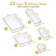 thumbnail image 2 of Clearance Plastic Drawer Storage Box, 5 Sizes Of Transparent Drawer Organizer, Multifunctional Drawer Partition, Suitable For Bathrooms, Dressing Tables, Kitchens, And Of, 2 of 4