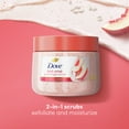 thumbnail image 5 of Dove Exfoliating Body Scrub for Women Peach, 15 oz, 5 of 10