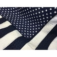 thumbnail image 3 of Cozy Line Ameristar Sailor Star Stripe Reverisble Cotton Quilt Set Full - Queen 3 Piece, 3 of 5