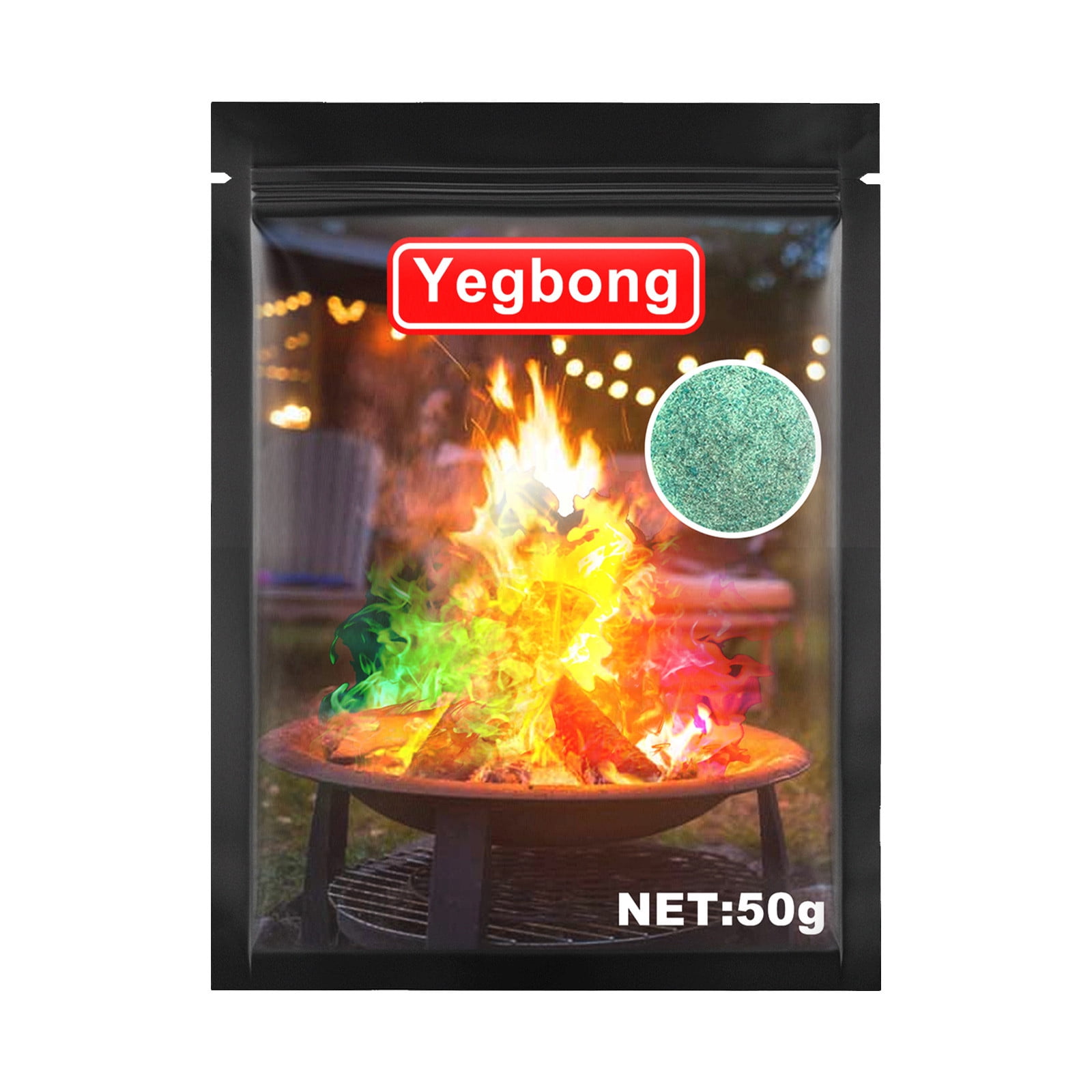 OAVQHLG3B Mystical Fire Flame Colorant Vibrant Long-Lasting Pulsating Flame Color Changer for Indoor or Outdoor Use Party Supplies