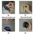 thumbnail image 4 of Mini Enceinte Bluetooth Étanche, Enceinte Bluetooth 3.0, Enceinte Portable Mains Libres avec Micro Intégré, Boutons de Contrôle Ventouse Dédiée Douche & Extérieur, Bleu, 4 of 6