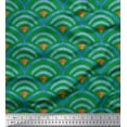 thumbnail image 1 of Soimoi polyester Crepe Fabric Scales Geometric Print Fabric by the Yard 52 Inch Wide, 1 of 3