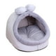thumbnail image 4 of Cama de cueva para gatos, bonita cama cerrada para gatos, casa cálida para gatos, cama para gatos, tienda de campaña, almohada acolchada lavable, nido L, 4 of 8