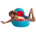 thumbnail image 5 of Posh Creations Bean Bag Chair, Soft Shark Lounger for Sitting, Reading, Kids, 2.5 ft,Blue, 5 of 6