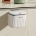 thumbnail image 1 of Dvkptbk Rubbish Bin Kitchen Waste Bin Wall-Mounted Suitable for Household Bathroom Kitchen Bedroom with Lid Waste Basket Kitchen Waste Special Storage Bin Home Essentials, 1 of 8