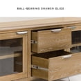 thumbnail image 6 of Signature Design by Ashley Rencott Light Brown 80" TV Stand for TVs up to 91", 6 of 19