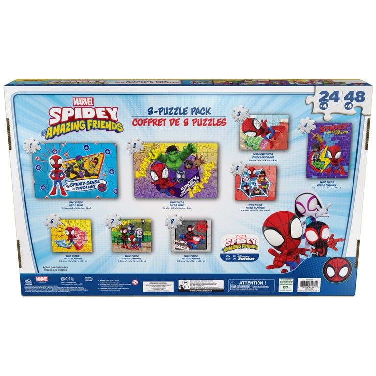 Spin Master Spidey 8 Pack Puzzles - Disney Junior Marvel Toy
