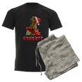 thumbnail image 6 of CafePress - Naughty Dachshund Men's Dark Pajamas - Men's Dark Loose Fit Cotton Pajama Set, 6 of 7