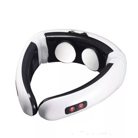 Neck Massager E-lectric Pulse Back Far Infrared Heating Pain Relief Tool