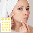 thumbnail image 4 of 18-36 Uds. Parches hidrocoloides coloridos para el acné, cubierta para el acné con forma de estrella bonita, parche absorbente para cubrir granos e imperfecciones, 4 of 6