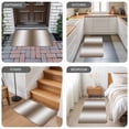 thumbnail image 6 of Brown White Ombre Door Mat&nbsp;Indoor Outdoor Entrance,Non Slip Small Rug for Kitchen Bathroom Entryway Rug,Vintage Minimalist Country Gradient Washable Doormat Floor Mat 18x30 Inch, 6 of 8