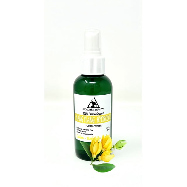 Ylang Ylang Hydrosol Eau Florale Biologique Pure Naturelle 4 oz