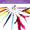 thumbnail image 3 of Coloody Cat Plush Toy Feather Interactive Teasing Cat Stick 11-Piece Toy Package, 3 of 5