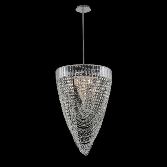 Mira 21 Crystal Foyer Light-Hollywood Style