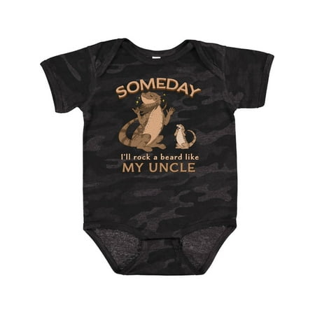 

Inktastic Someday I ll Rock a Beard Like My Uncle-Bearded Dragons Gift Baby Boy or Baby Girl Bodysuit