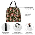 thumbnail image 3 of Disketp Edgehog and Mushrooms Lunch Bag for Women Men, Leakproof Thermal Cooler Sack Food Handbags Case High Capacity forTravel Work School Picnic, 3 of 5