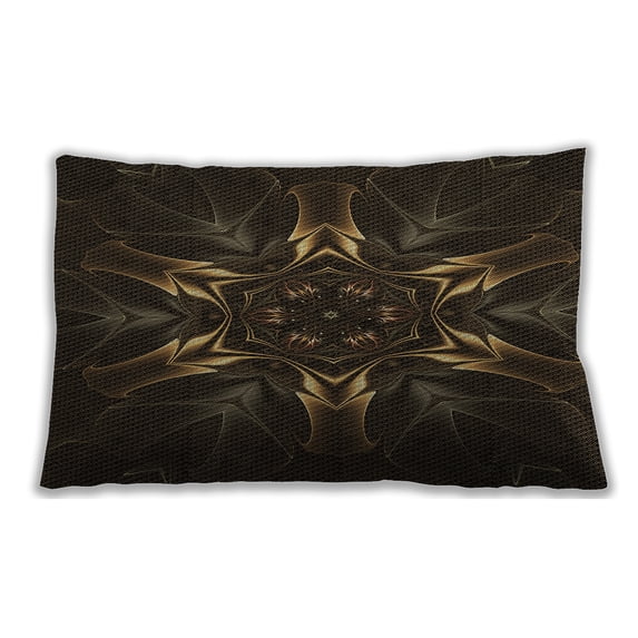 Ahgly Company Outdoor Rectangular Contemporary Lumbar Throw Pillow, 13 inch by 19 inch