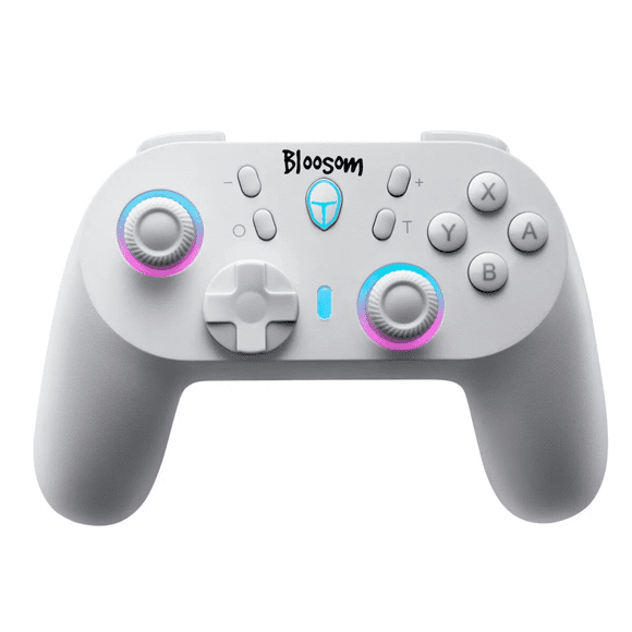 Control Joystick  Bloosom Inalámbrico Thunderobot G45 Para Nintendo Switch Blanco
