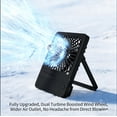 thumbnail image 4 of Portable Travel Fan, Cruise Ship Approved, 7H 1200mAh Ultra-Thin Quiet Rechargeable Battery Operated Desk Fan for Bedroom, Office, Camping, 4 of 6