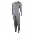 thumbnail image 2 of Knocker Men's Soft Fleece Warm Base Thermal Top & Bottom Underwear Longewear Layer set, 2 of 3