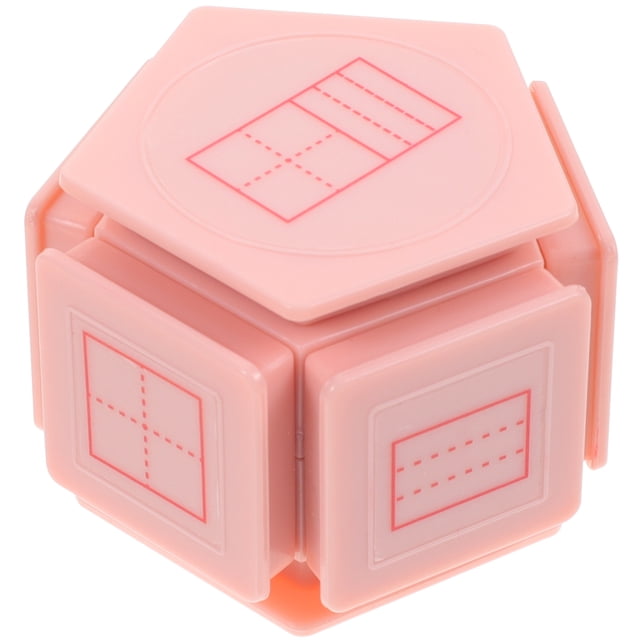 Miangastore Pink Handwriting Line Stamp for DIY Crafts Made of ABS with Multi-function Design and Compact Size