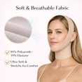 thumbnail image 5 of Collagen Face Sculpt Wrap, Skult Face Wrap for Chin & Jawline, Breathable Skin-Friendly Reusable Compression Wrap Mask for Sleep, Daily Wear & Travel, 5 of 6