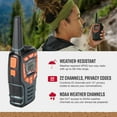 thumbnail image 3 of Walkie Talkies Cobra ACXT545 recargables, 28 millas, paquete de 2, 3 of 8