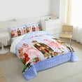thumbnail image 3 of jejeloiu Xmas Nutcracker Soldier Bedding Comforter Set,Ballet Dance Girl Twin Comforter Sets,Happy New Year Bedding Set For Girls,,Microfiber Bedroom Decor Reversible,2 Pieces, 3 of 8