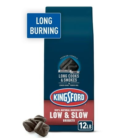 Kingsford Low and Slow Charcoal Briquettes, 12 lbs