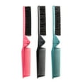 thumbnail image 5 of Double Toothed Folding Comb for Household Use Small and Portable Multi Color Hair Styling and Smooth Hair Comb - Double-Tooth Folding Comb Dark Pink, Hair Brush, Back to School, Wedding, Christmas,, 5 of 7