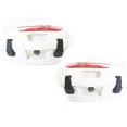 thumbnail image 3 of Alforjas rigidas porta equipaje para moto 20L Kinlley Rojo con blanco M, 3 of 9