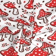 thumbnail image 6 of Disketp Amanita Red Mushroom Women Swimsuit Cover Up Short Chiffon Summer Beach Sarong Bikini Wrap Skirt Bathing Suit, 6 of 7