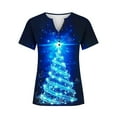 thumbnail image 4 of Women Short Sleeve Christmas gift Durable Leisure Chiffon Thin section Loose Fitting Fashion Sexy Lining Pink Trendy Short Sleeve Size 2XL, 4 of 6