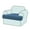 Dusty Blue, variant on LKJYER Stretch T-Cushion Sofa Slipcovers - Premium Jacquard Fabric Elastic Sofa Seat Covers, Non-Slip Couch T Cushion Covers for Armchair