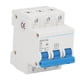 thumbnail image 5 of Disyuntor, Disyuntor 3P PA66 Nylon Montaje en riel DIN Disyuntor en miniatura Capacidad de ruptura 6000A 400V 6A, Proteger sistemas eléctricos de bajo voltaje, 5 of 8