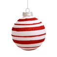 thumbnail image 1 of Vickerman N100712 80MM Candy Cane Balls 4-Box, 1 of 3