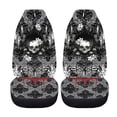 thumbnail image 5 of POLERO Gothic Skull Damask Print Front Seat Cover for Most Cars, 2 Pack Washable Vehicle Seat Covers Breathable Non-Slip Car Seat Cover, 5 of 13