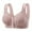 Light Pink, variant on UngA Women Seamless Bra Floral Wirefree Elder Woman Bra Front Button Closeure Soft Cotton Bra for Mom Grandma Gift Bra Light Yellow,M
