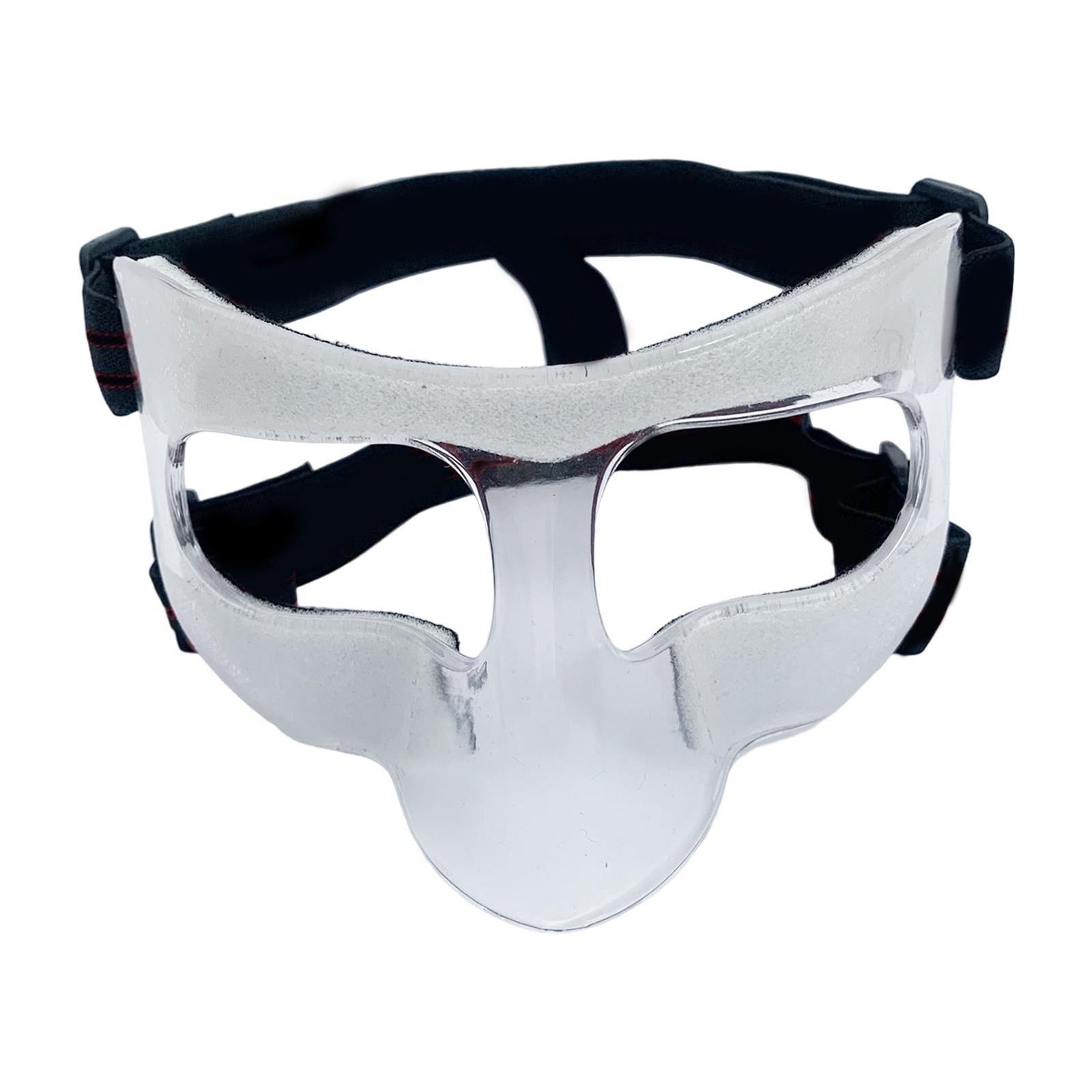 Baoblaze Sports Nose Guards Face Guard for Broken Nose Face Protection Basketball Full Faces Black Rope, Size: Medium