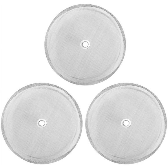 Pantalla de filtro de repuesto French Press de 3 paquetes, SourceTon Reemplazos de malla de acero inoxidable de 4 pulgadas para prensa francesa de 1000 ml / 34 oz / 8 tazas