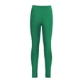 thumbnail image 2 of LiiYii Girls' Active Yoga Tights Athletic Sports Workout Stretchy Dance Leggings Running Compression Dark Green 8, 2 of 6