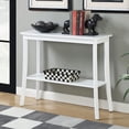 thumbnail image 2 of Convenience Concepts Designs2Go Baja Table Console, Fini Bois Blanc, 2 of 6
