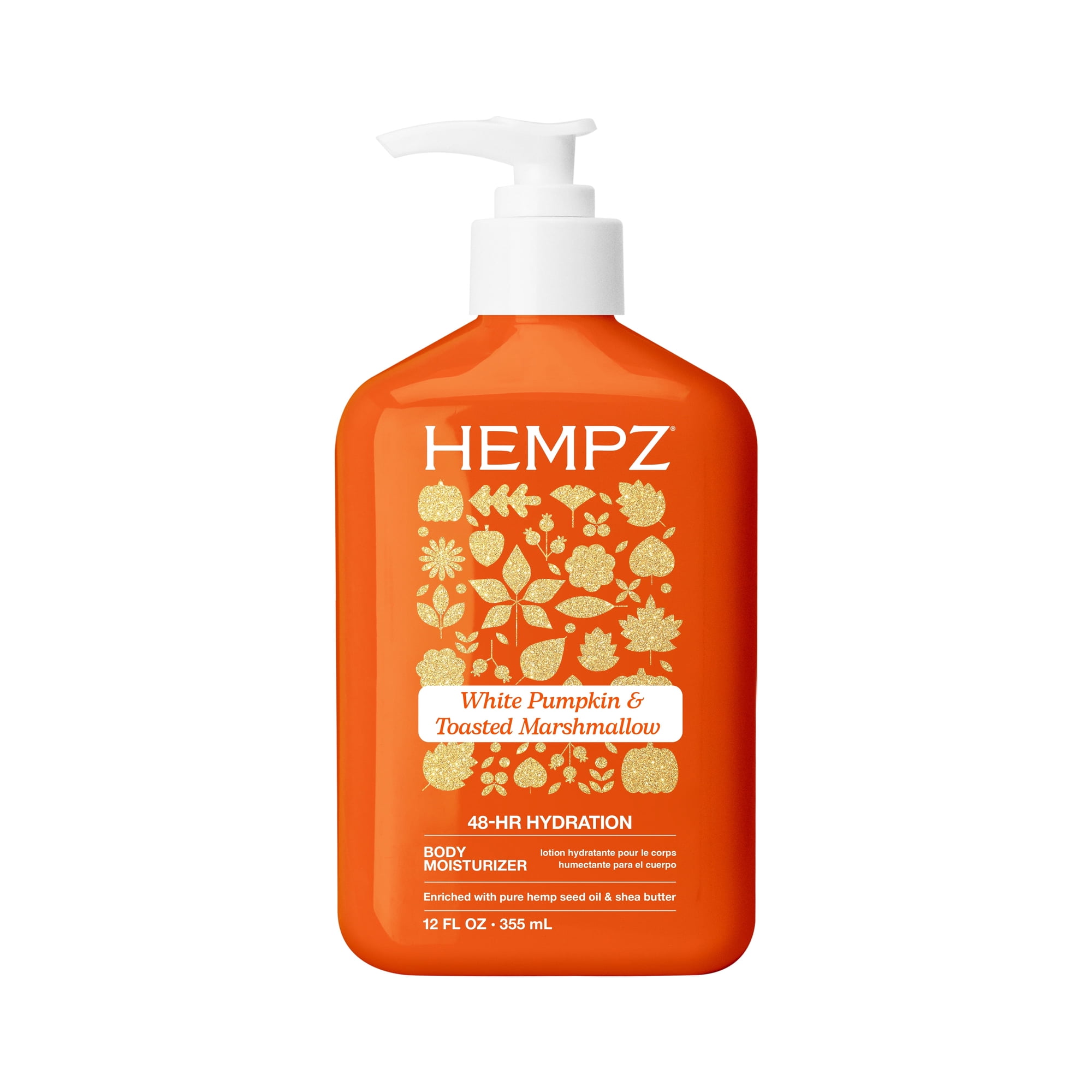 Hempz Limited-Edition White Pumpkin & Toasted Marshmallow Moisturizing Body Lotion, 12 fluid ounces